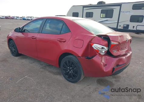 2016 Toyota Corolla Le из США, поврежденный, VIN 5YFBURHE0GP381060